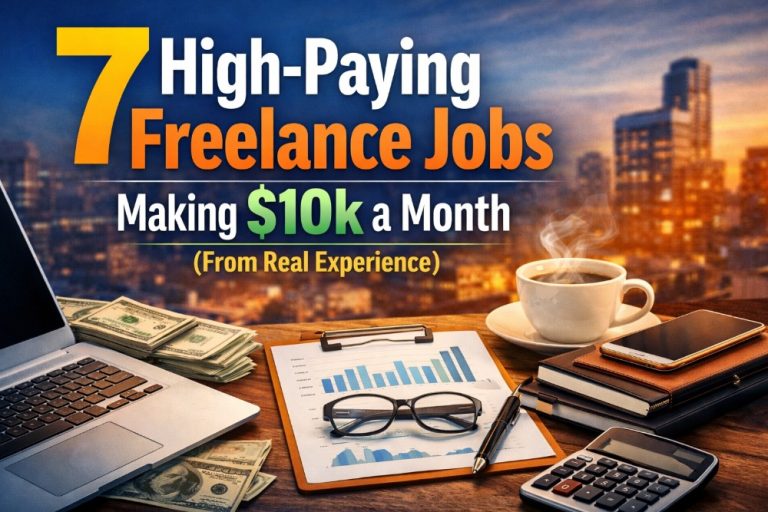 7 High-Paying Freelance Jobs Making $10k a Month