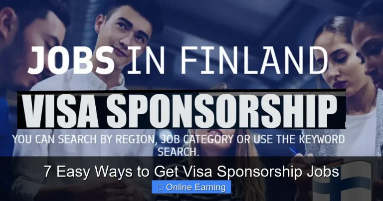 7 Easy Ways to Get Visa Sponsorship Jobs