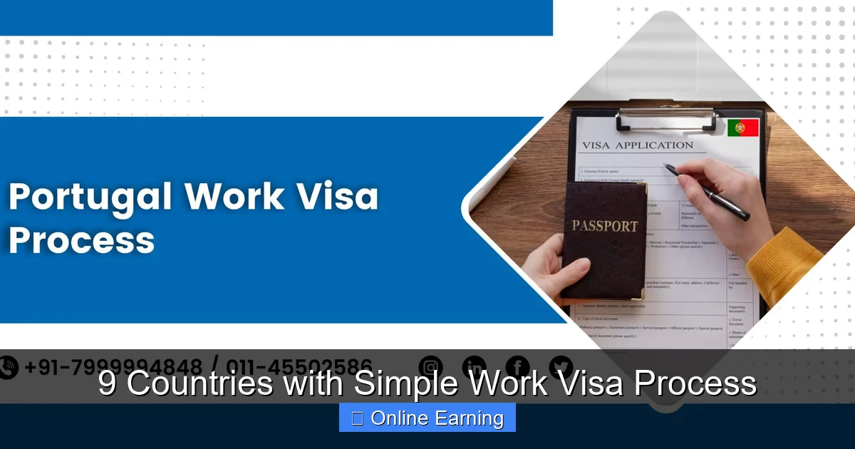 9 Countries with Simple Work Visa Process