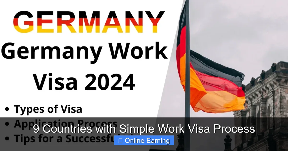 9 Countries with Simple Work Visa Process