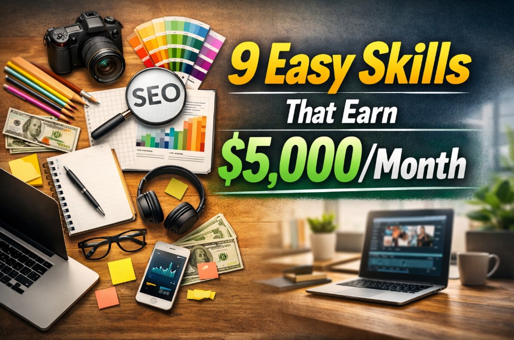 9 Easy Skills That Earn $5,000/Month