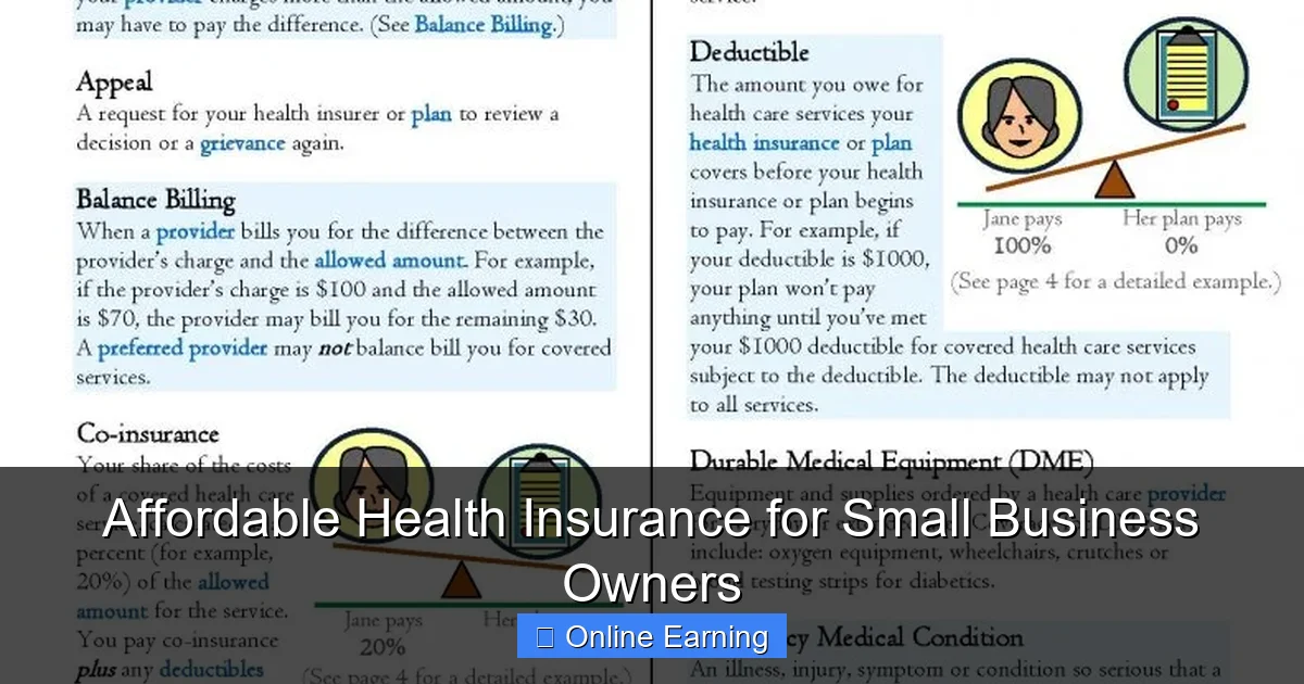 Affordable Health Insurance for Small Business Owners