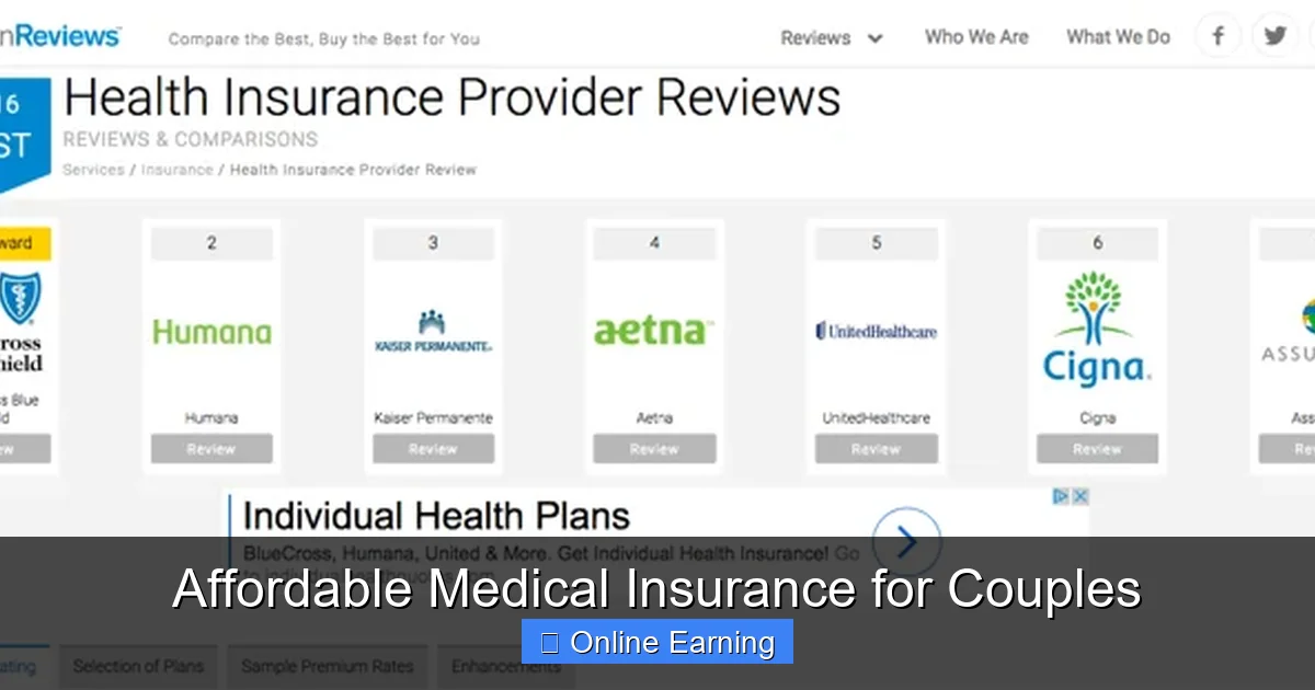 Affordable Medical Insurance for Couples