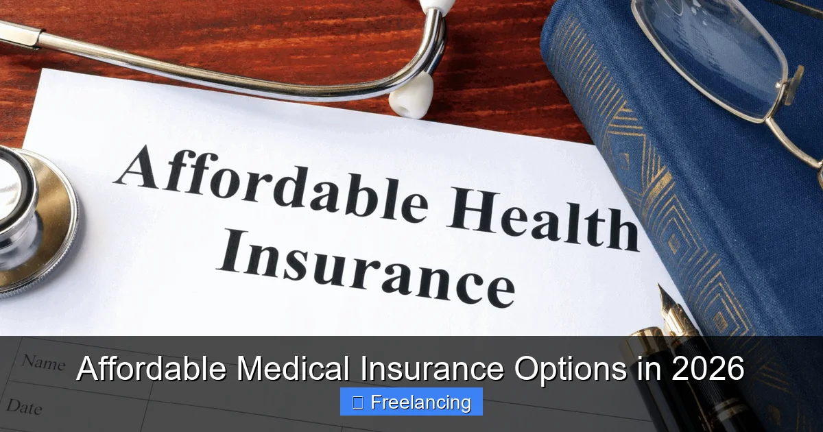 Affordable Medical Insurance Options in 2026