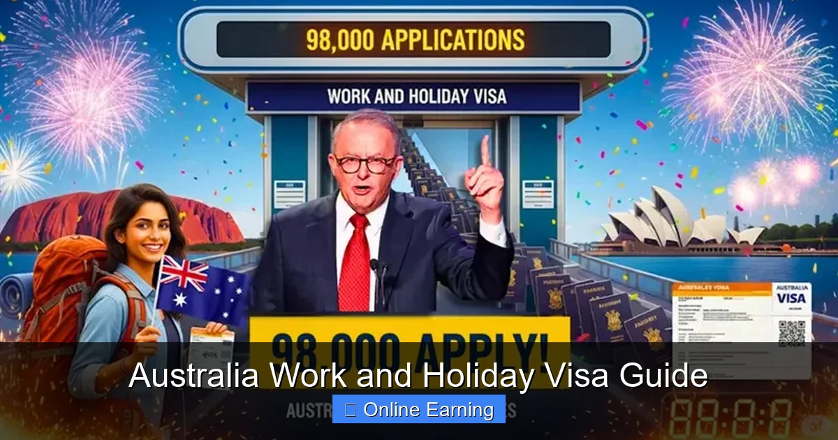 Australia Work and Holiday Visa Guide