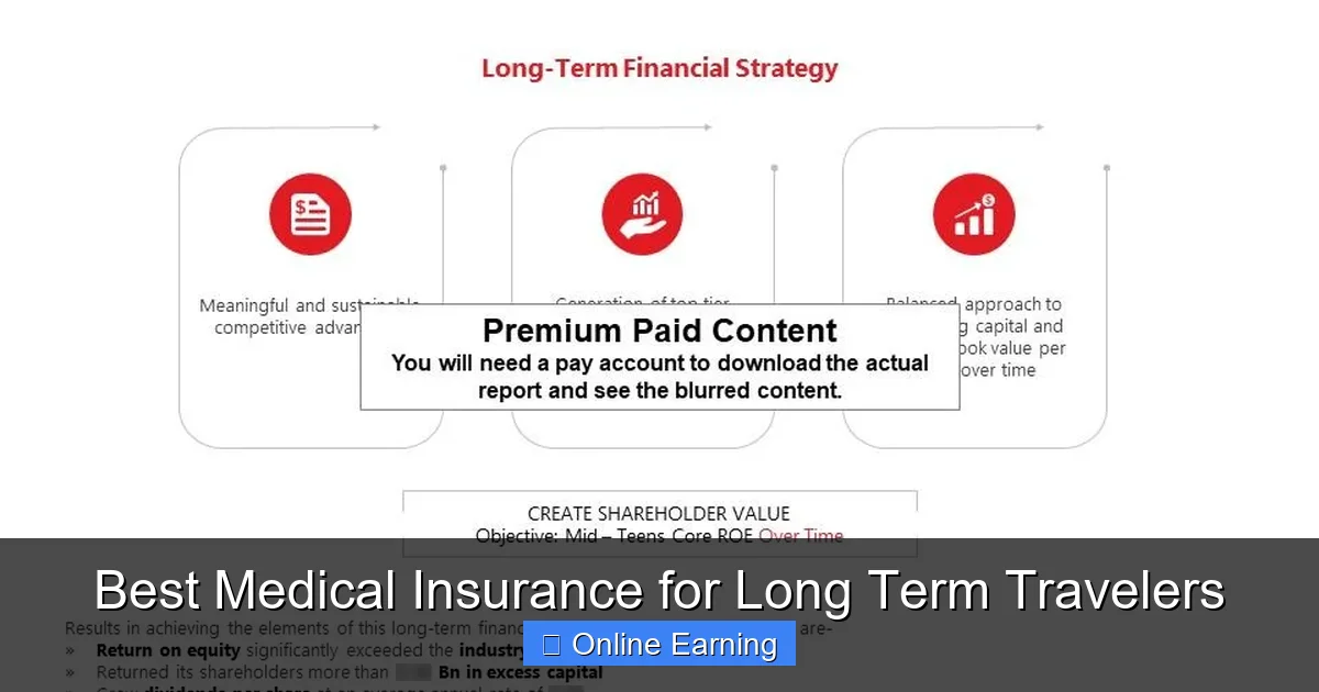 Best Medical Insurance for Long Term Travelers