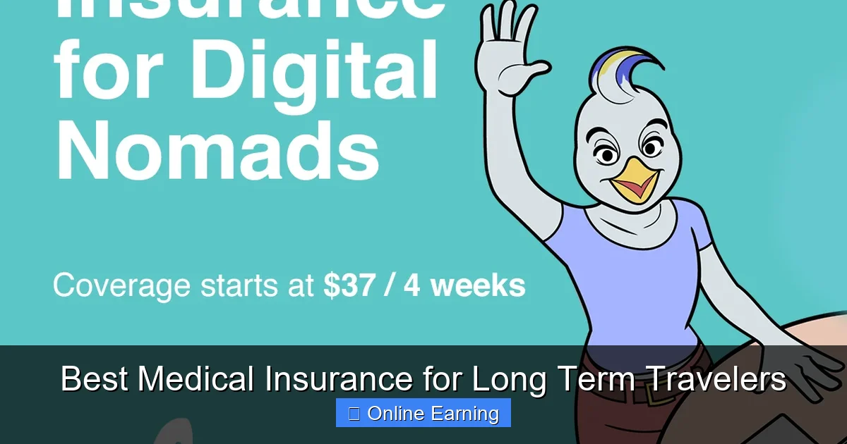 Best Medical Insurance for Long Term Travelers