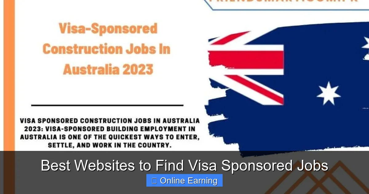 Best Websites to Find Visa Sponsored Jobs