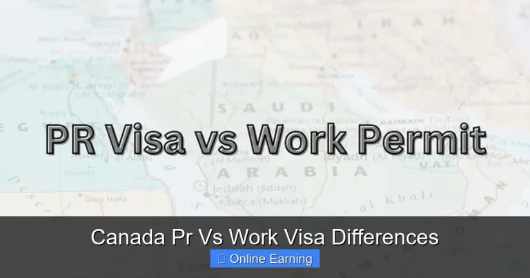 Canada Pr Vs Work Visa Differences