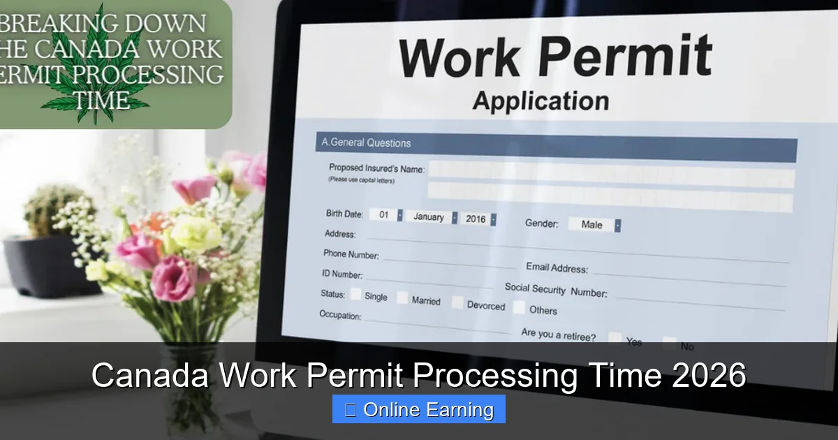 Canada Work Permit Processing Time 2026