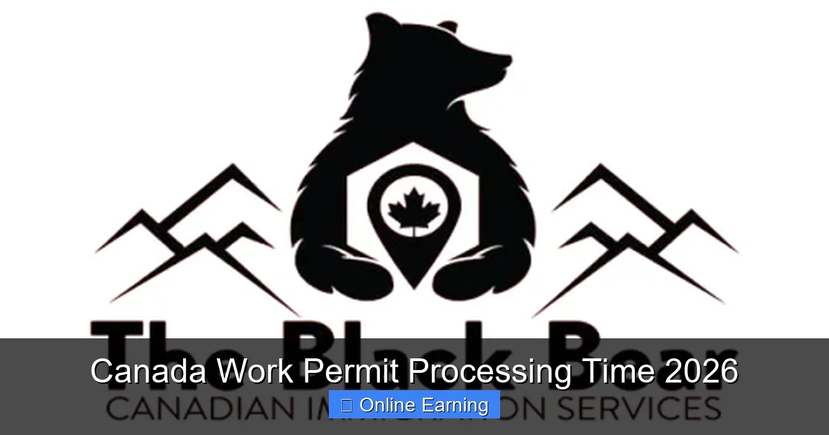 Canada Work Permit Processing Time 2026