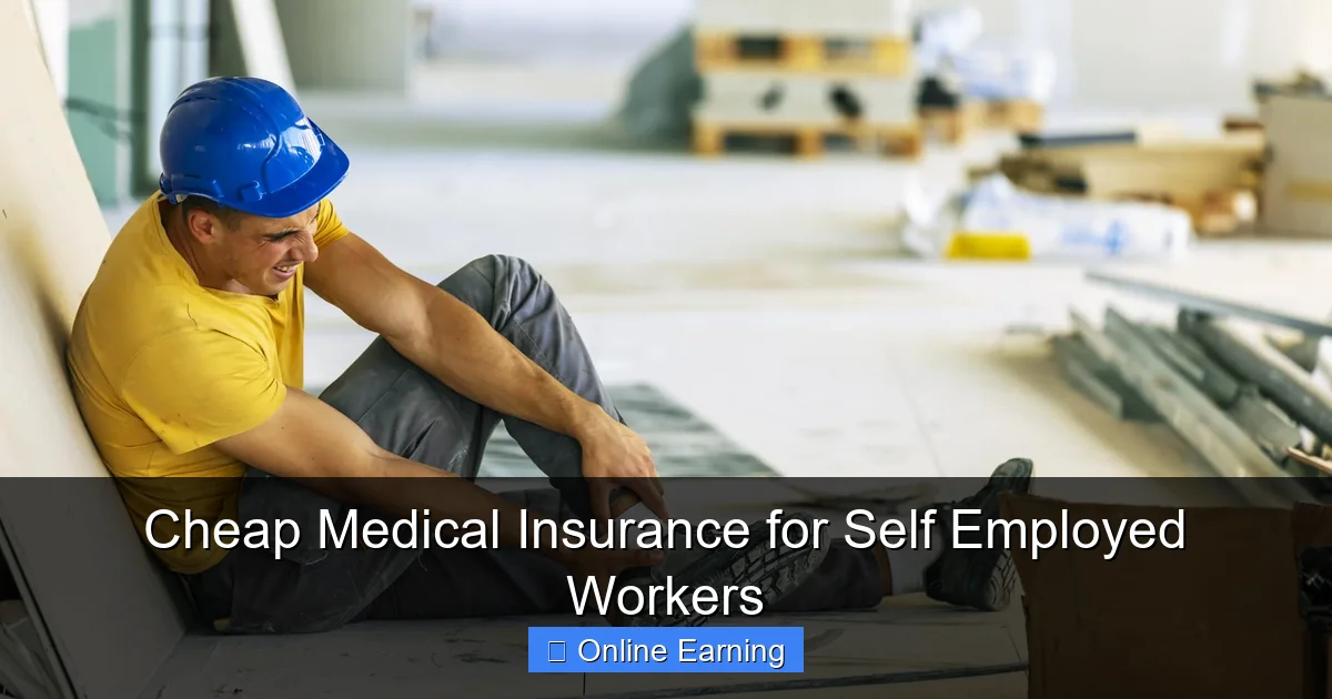 Cheap Medical Insurance for Self Employed Workers