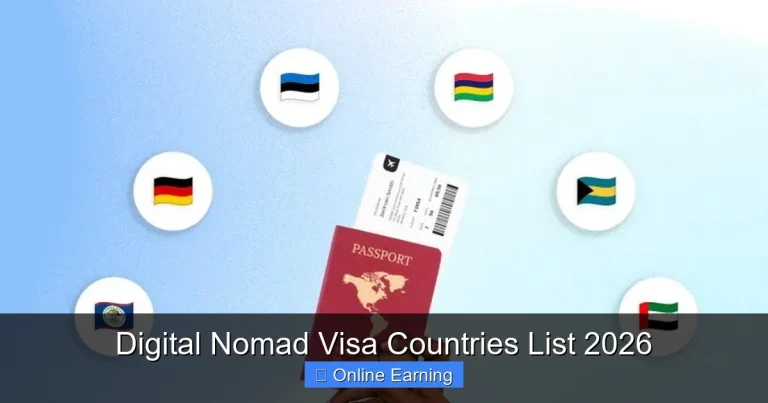 Digital Nomad Visa Countries List 2026