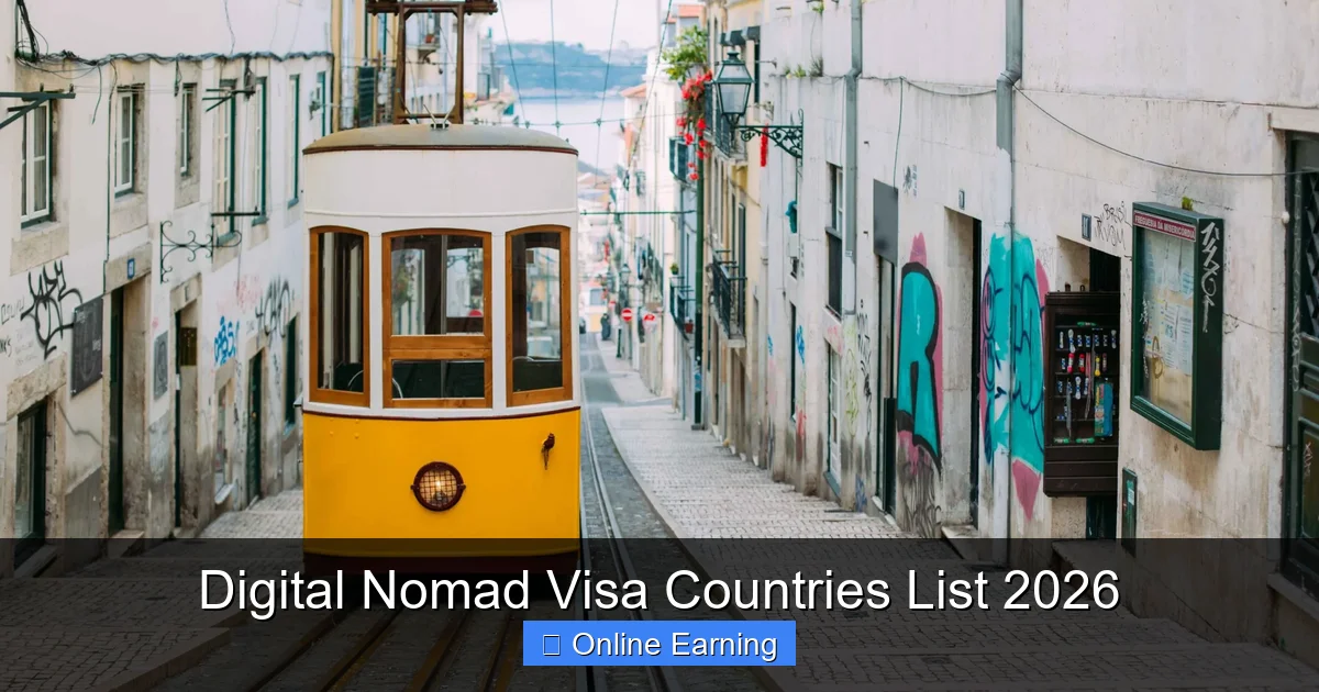 Digital Nomad Visa Countries List 2026