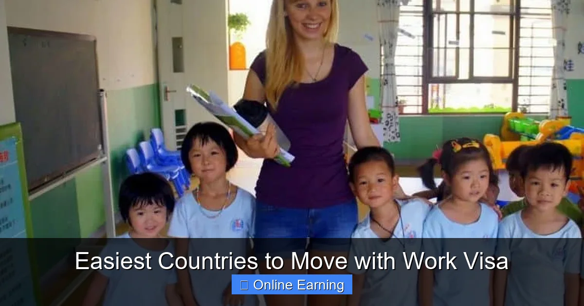 Easiest Countries to Move with Work Visa