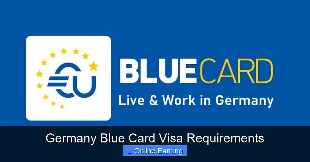 Germany Blue Card Visa Requirements