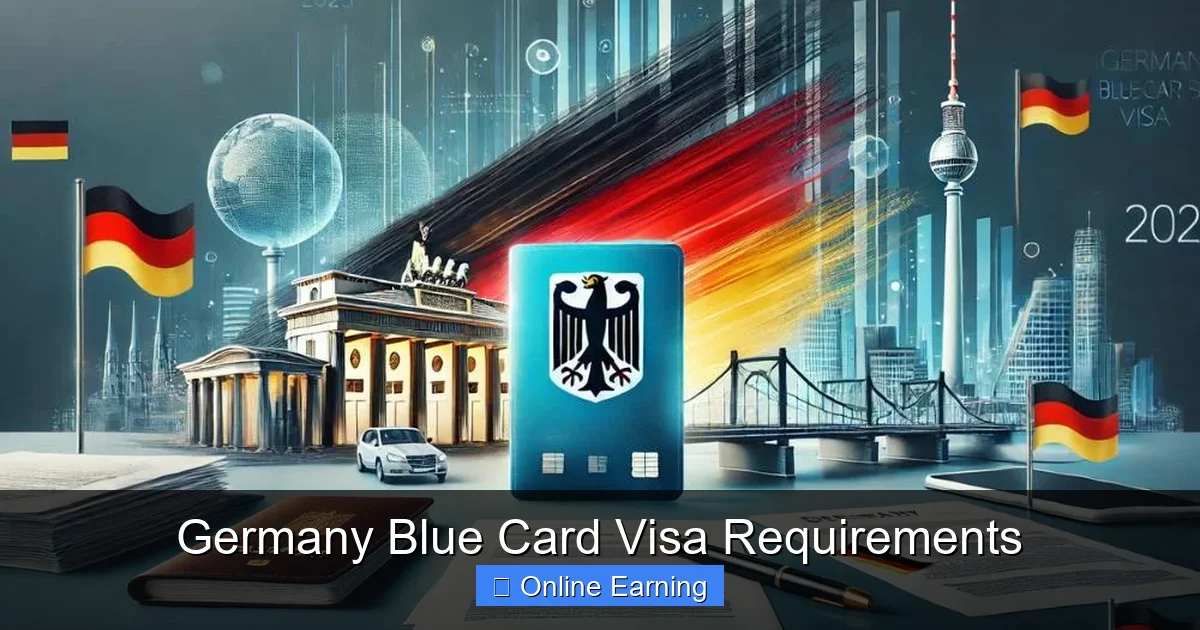 Germany Blue Card Visa Requirements