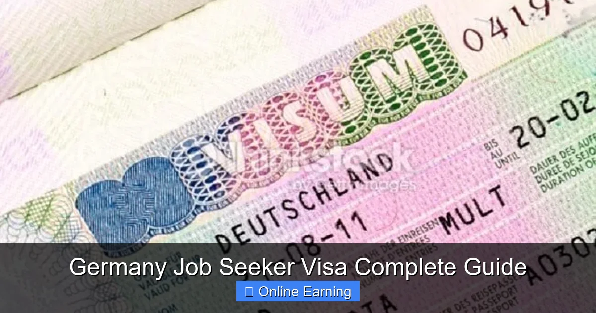 Germany Job Seeker Visa Complete Guide