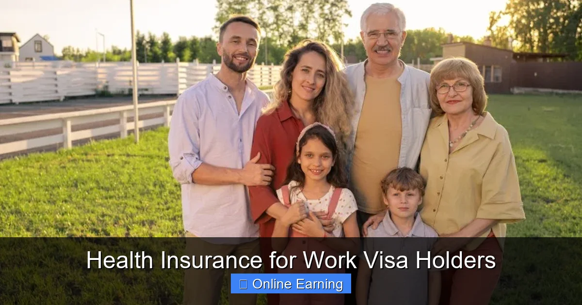 Health Insurance for Work Visa Holders