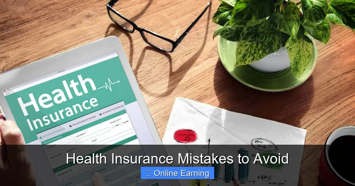 Health Insurance Mistakes to Avoid