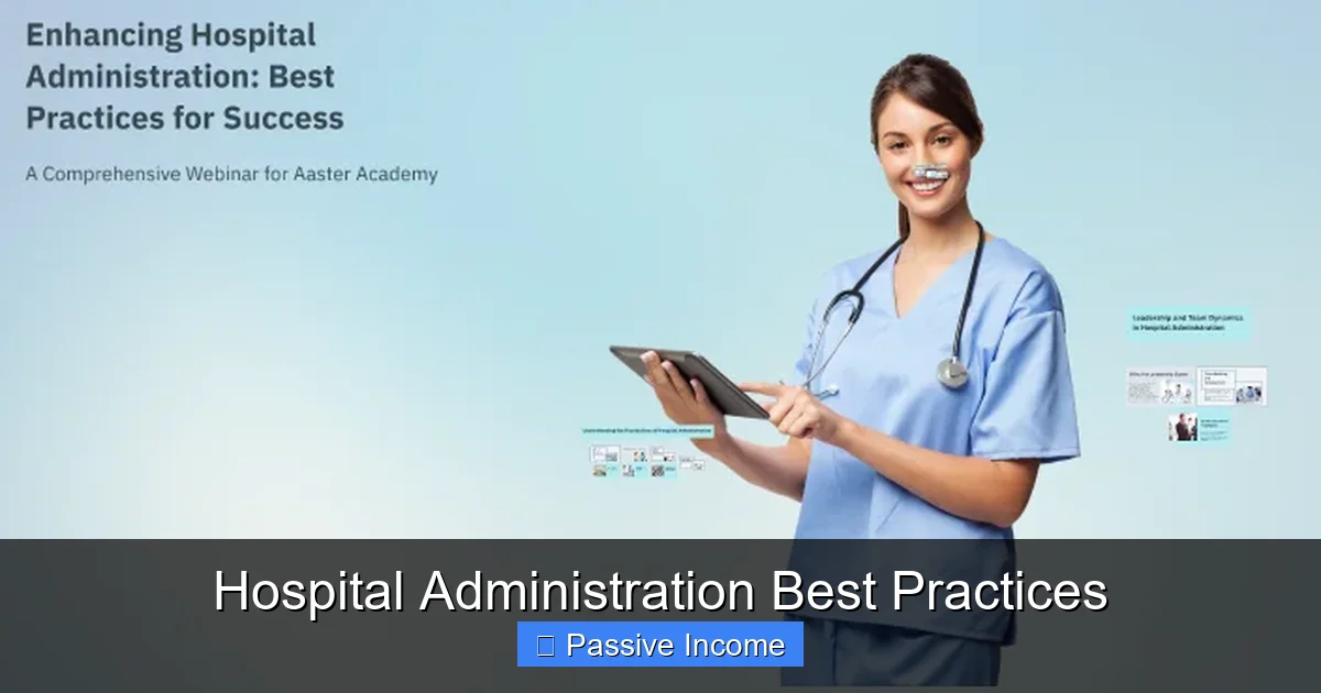 Hospital Administration Best Practices