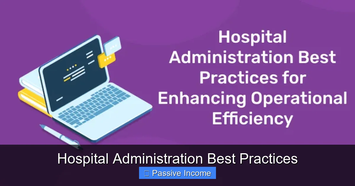 Hospital Administration Best Practices