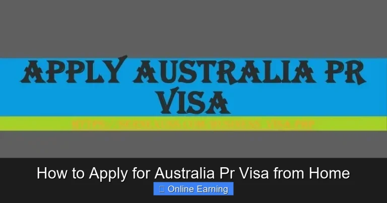 How to Apply for Australia Pr Visa from Home