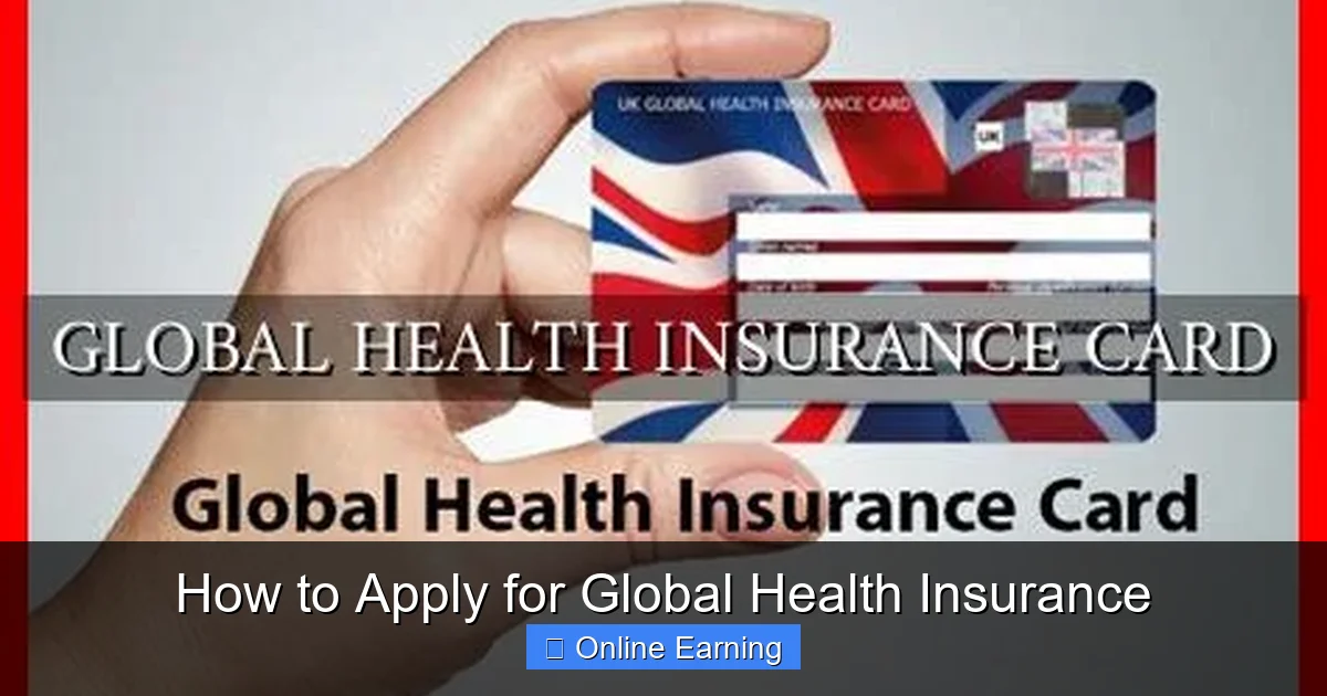 How to Apply for Global Health Insurance