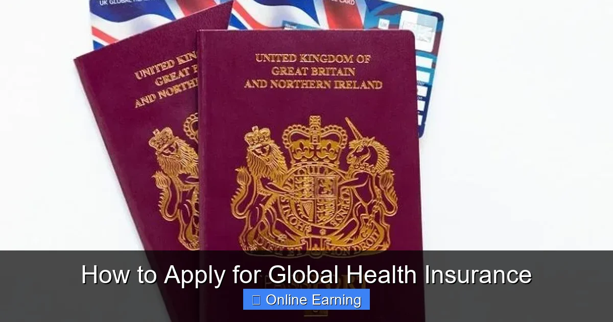 How to Apply for Global Health Insurance