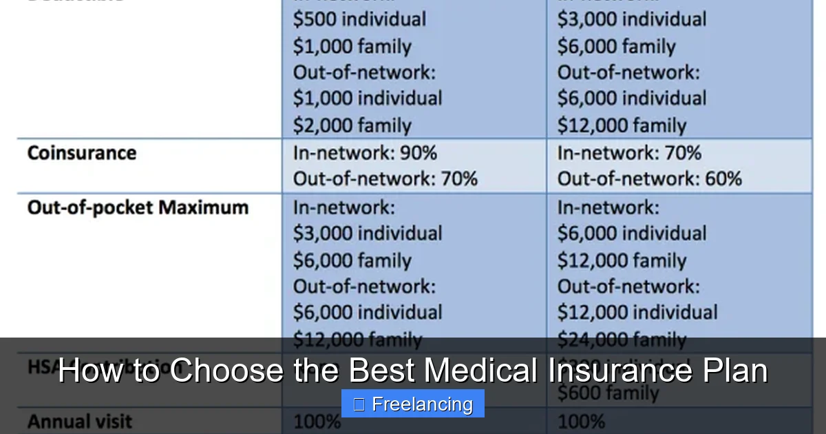 How to Choose the Best Medical Insurance Plan