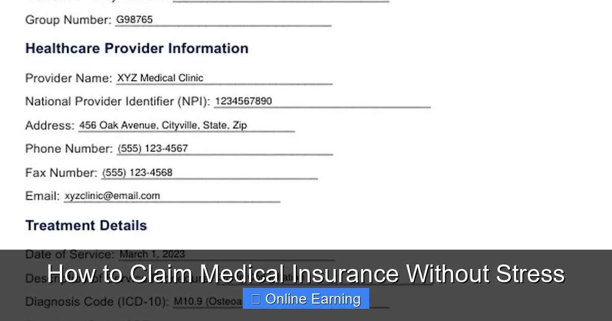 How to Claim Medical Insurance Without Stress