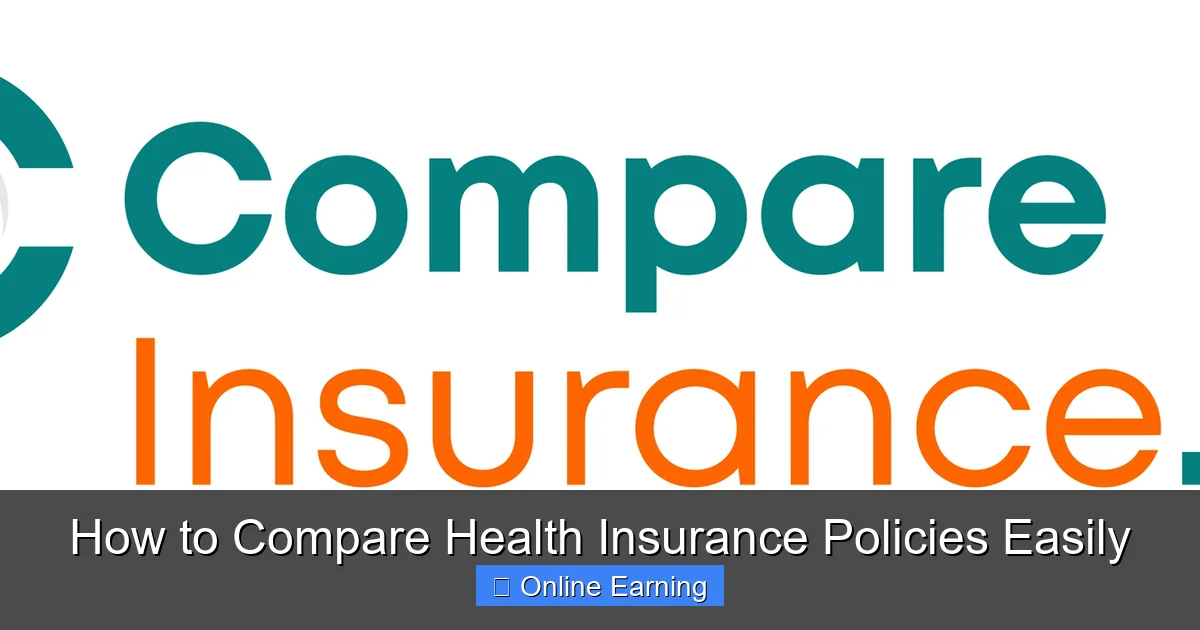 How to Compare Health Insurance Policies Easily