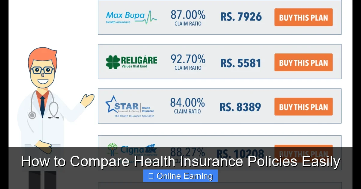 How to Compare Health Insurance Policies Easily