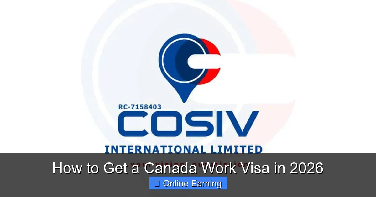 How to Get a Canada Work Visa in 2026