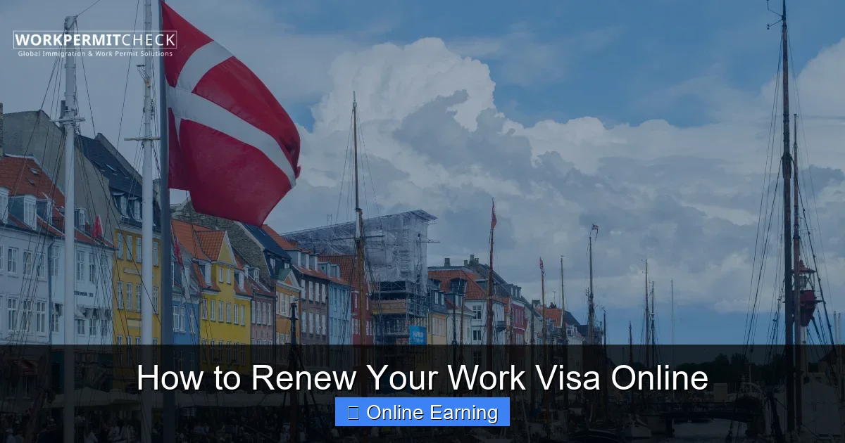 How to Renew Your Work Visa Online