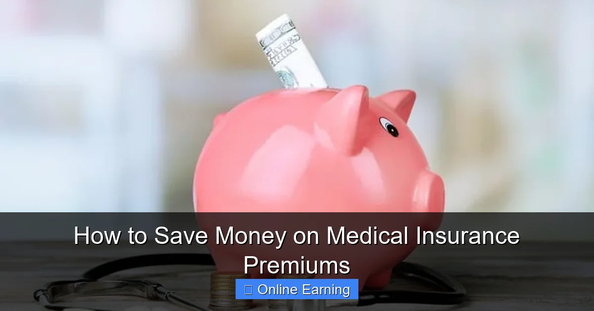 How to Save Money on Medical Insurance Premiums