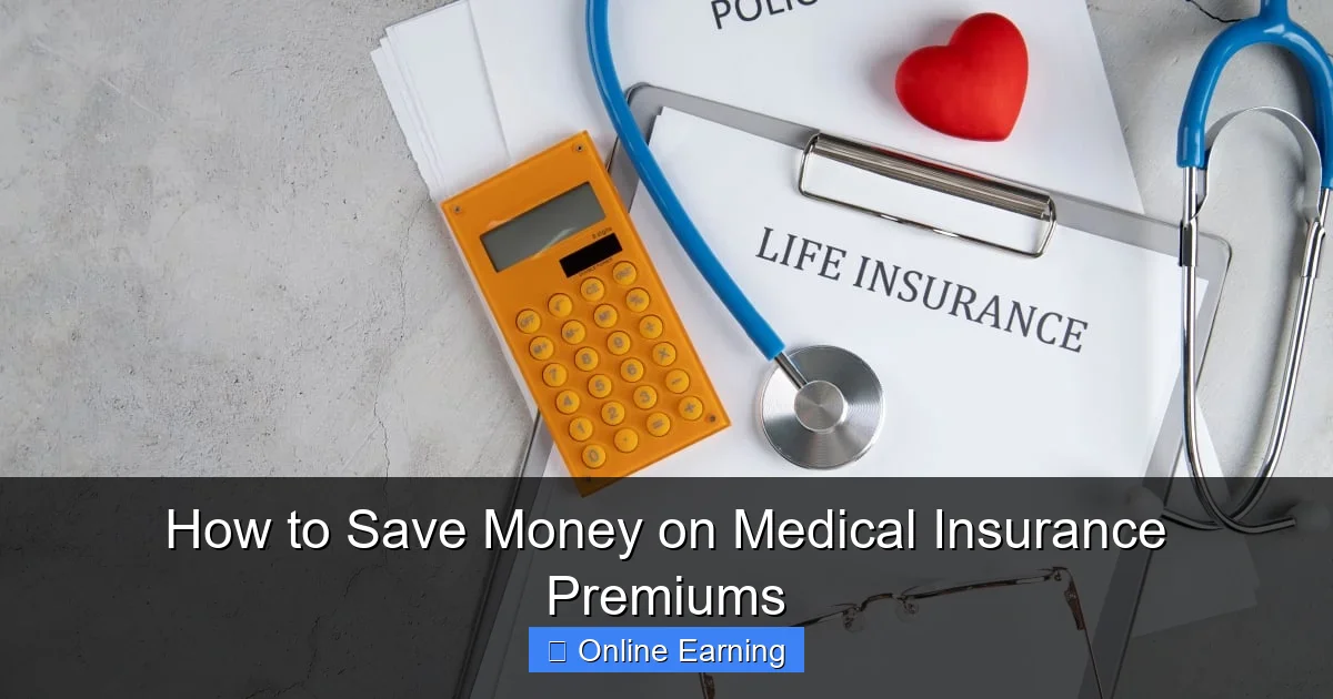 How to Save Money on Medical Insurance Premiums