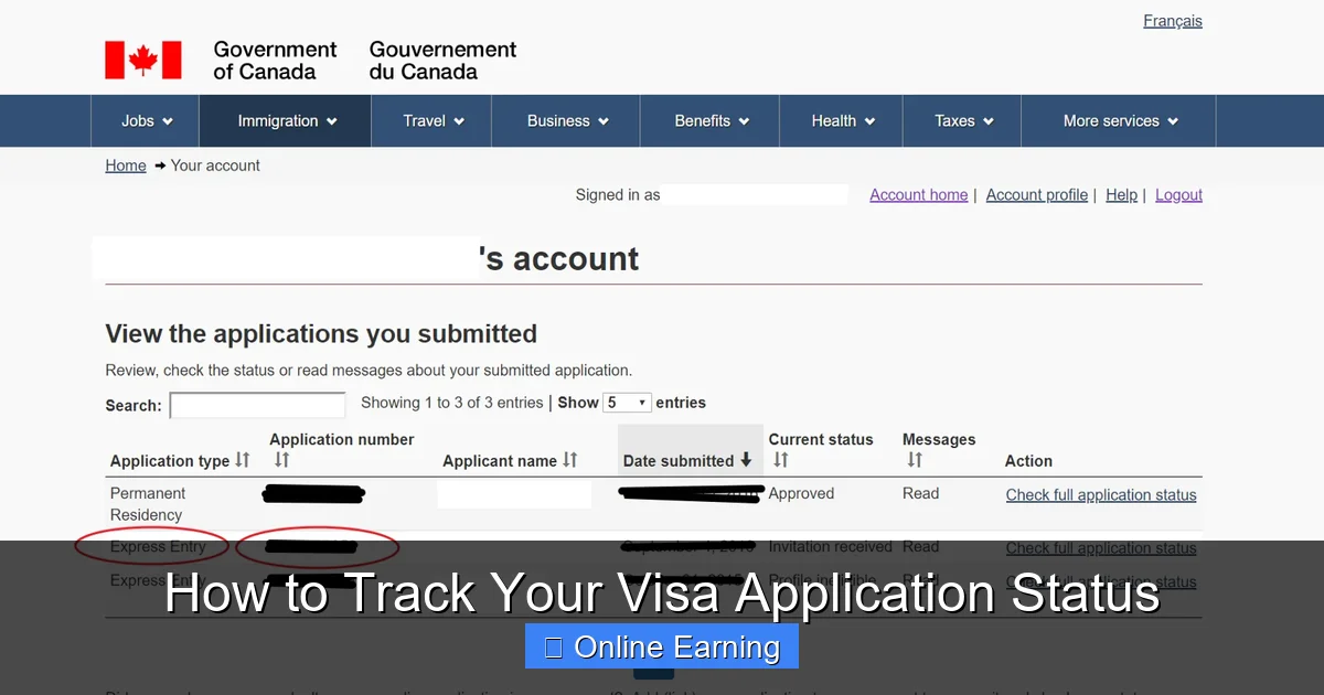How to Track Your Visa Application Status