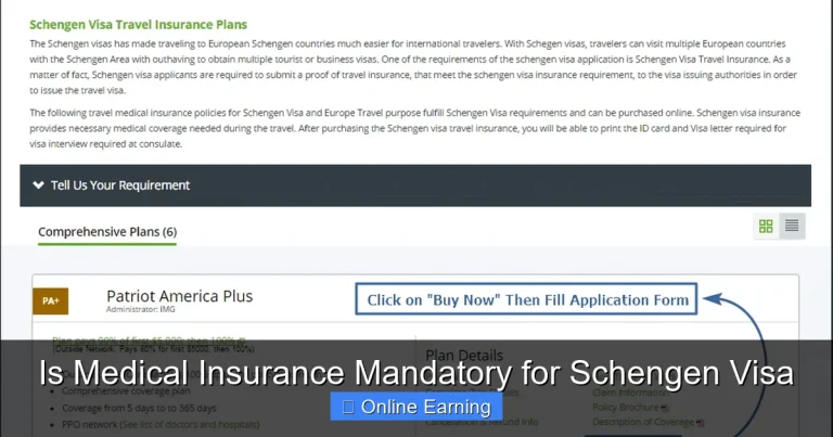 Is Medical Insurance Mandatory for Schengen Visa