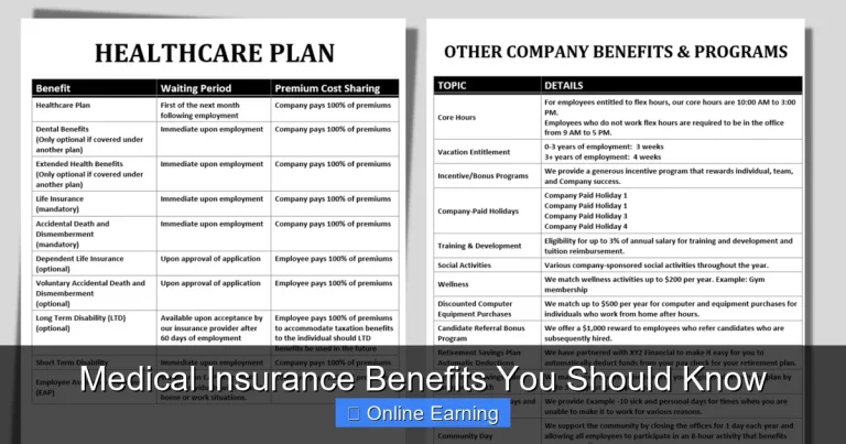 Medical Insurance Benefits You Should Know