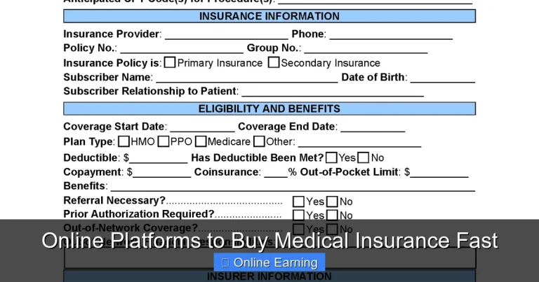 Online Platforms to Buy Medical Insurance Fast