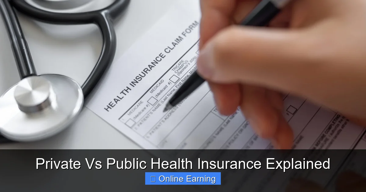Private Vs Public Health Insurance Explained