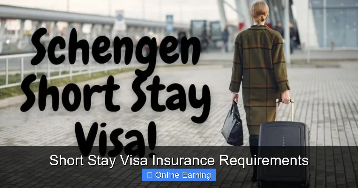 Short Stay Visa Insurance Requirements