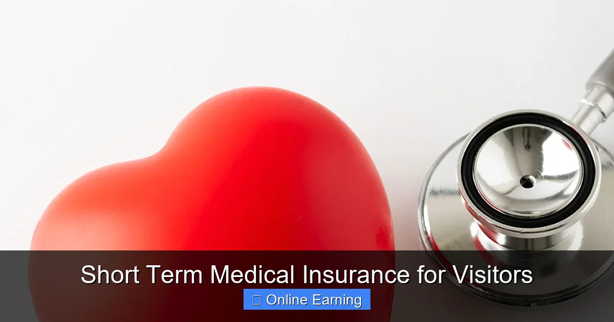 Short Term Medical Insurance for Visitors