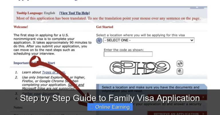 Step by Step Guide to Family Visa Application