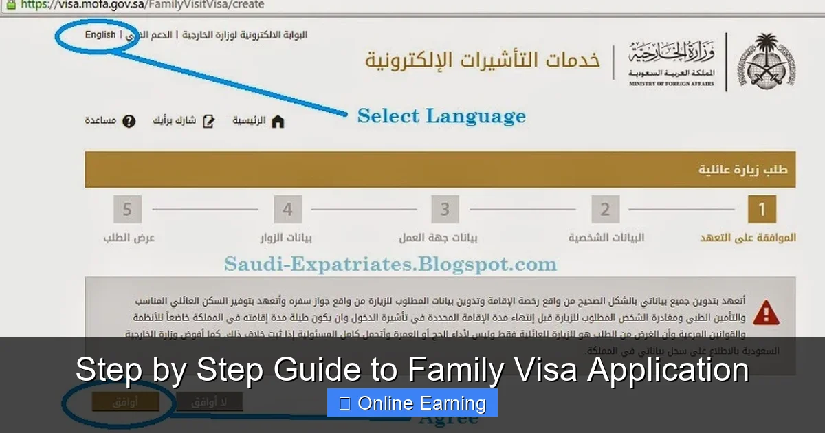 Step by Step Guide to Family Visa Application