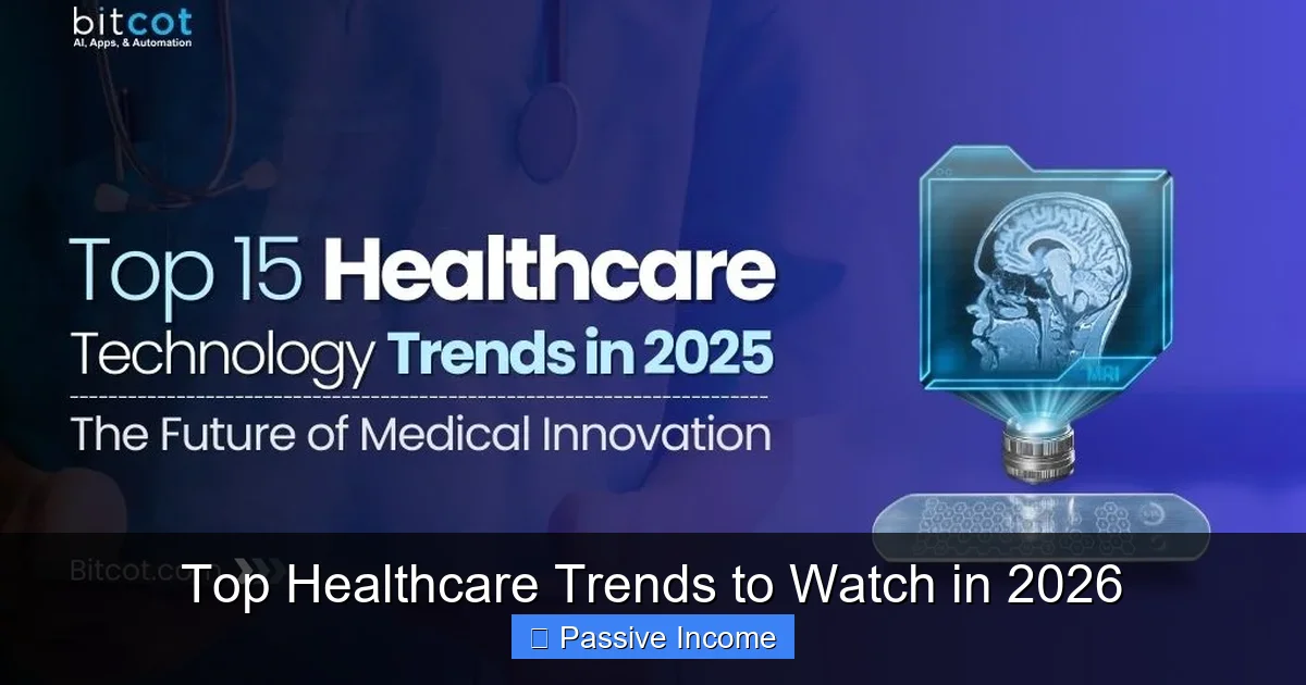 Top Healthcare Trends to Watch in 2026