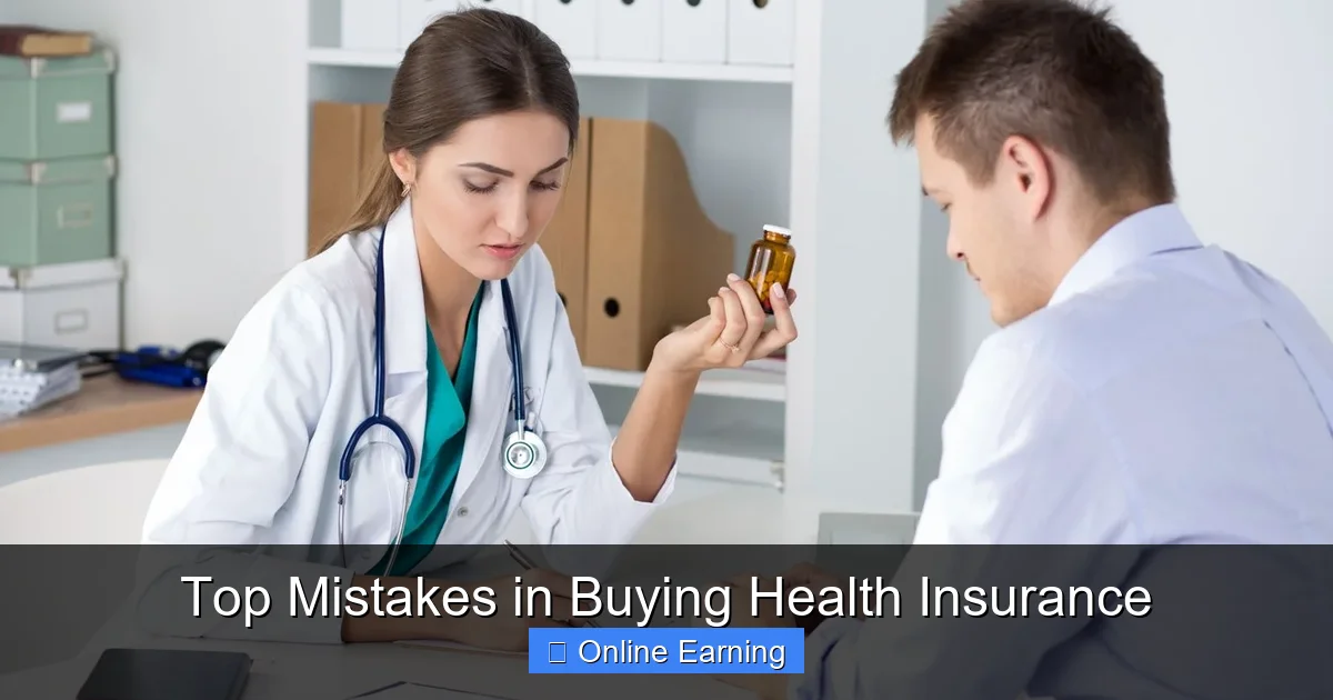 Top Mistakes in Buying Health Insurance