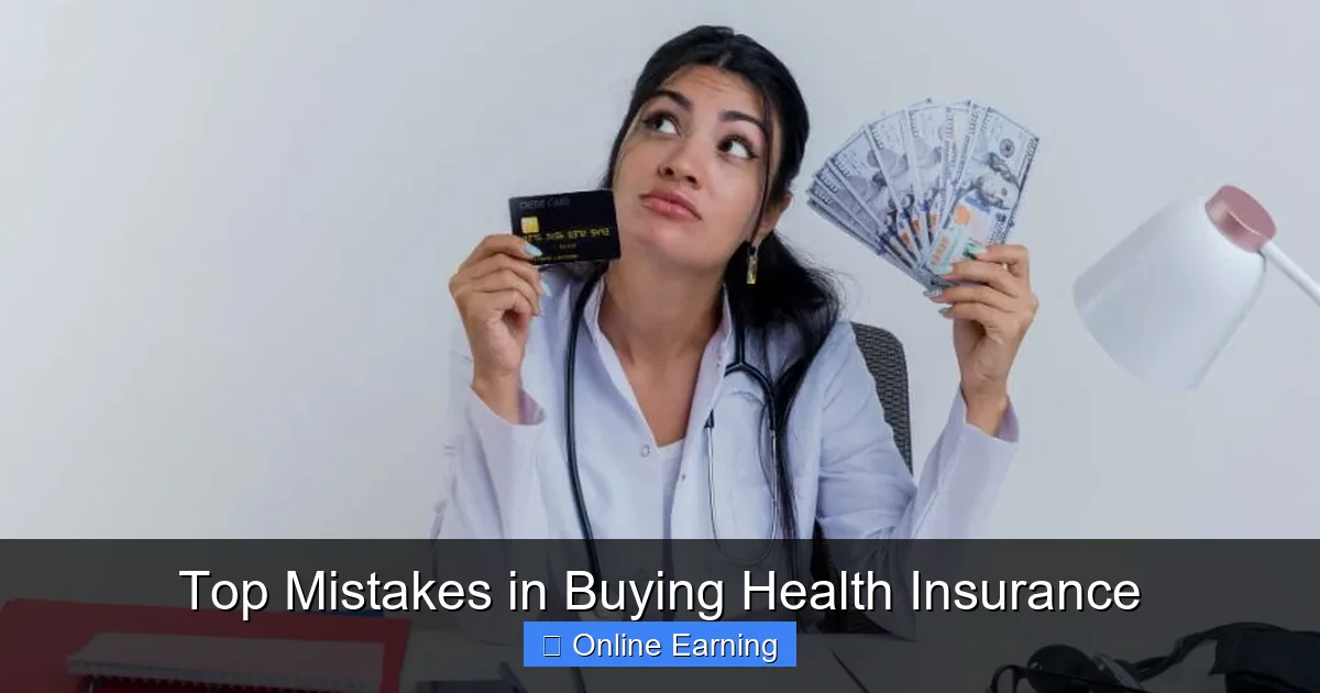 Top Mistakes in Buying Health Insurance