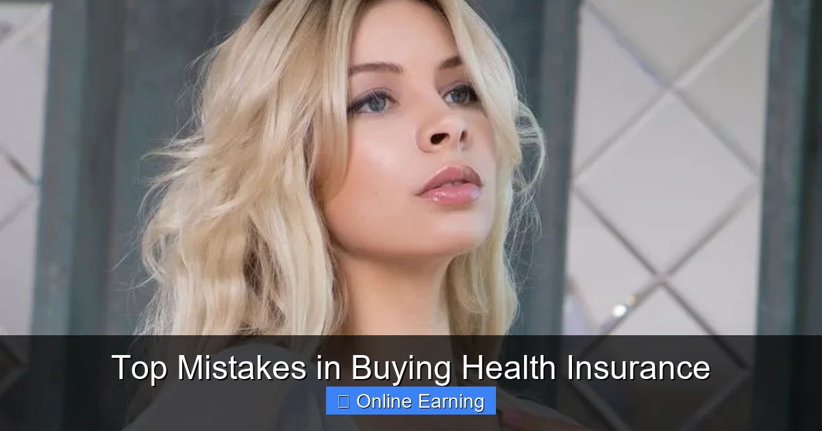 Top Mistakes in Buying Health Insurance